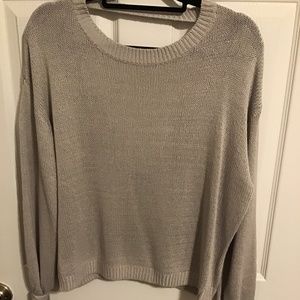 Missguided Open Back Sweater